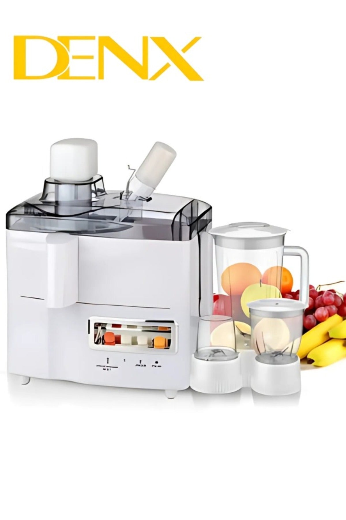 4-in-1 Food Processor with 29 Functions (Blender, Grinder, Food Processor, Chopper) DX2500