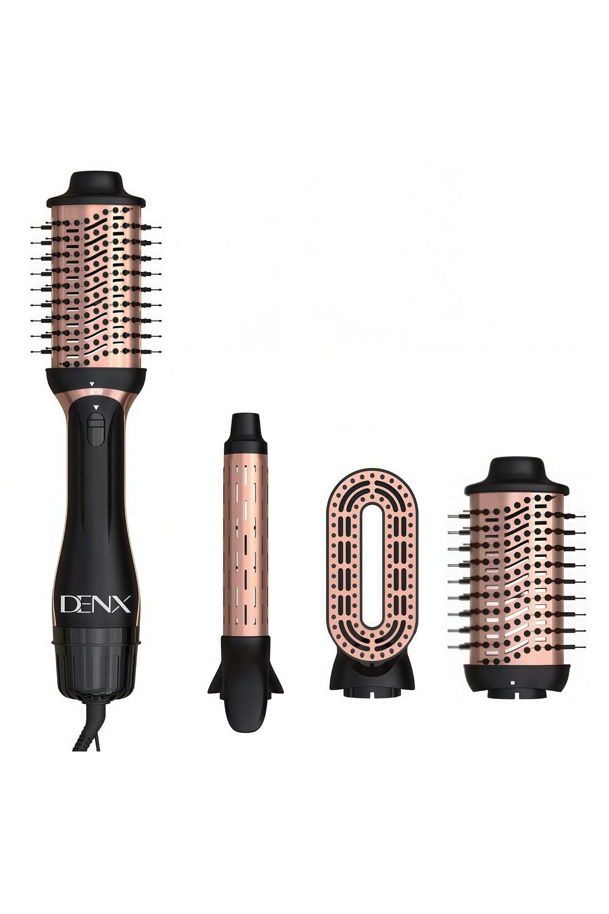 3-in-1 Hair Dryer Brush Set, Hot Air Styling Tool with Dryer, Curler, Straightener, DX1395