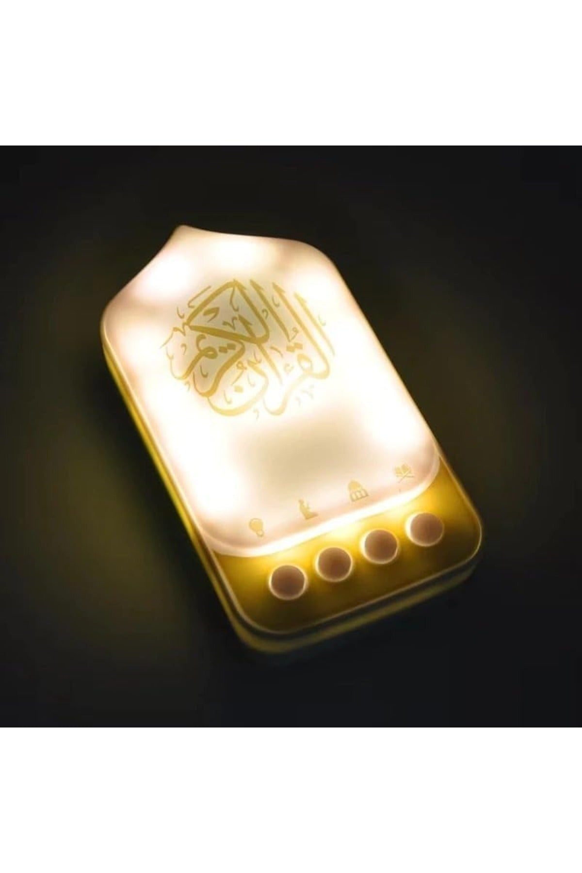 Wall Mounted Quran Speaker with LED Lamp, Mp3 Plug-in-Play 24-Hour Smart Quran Speaker, ELP-401