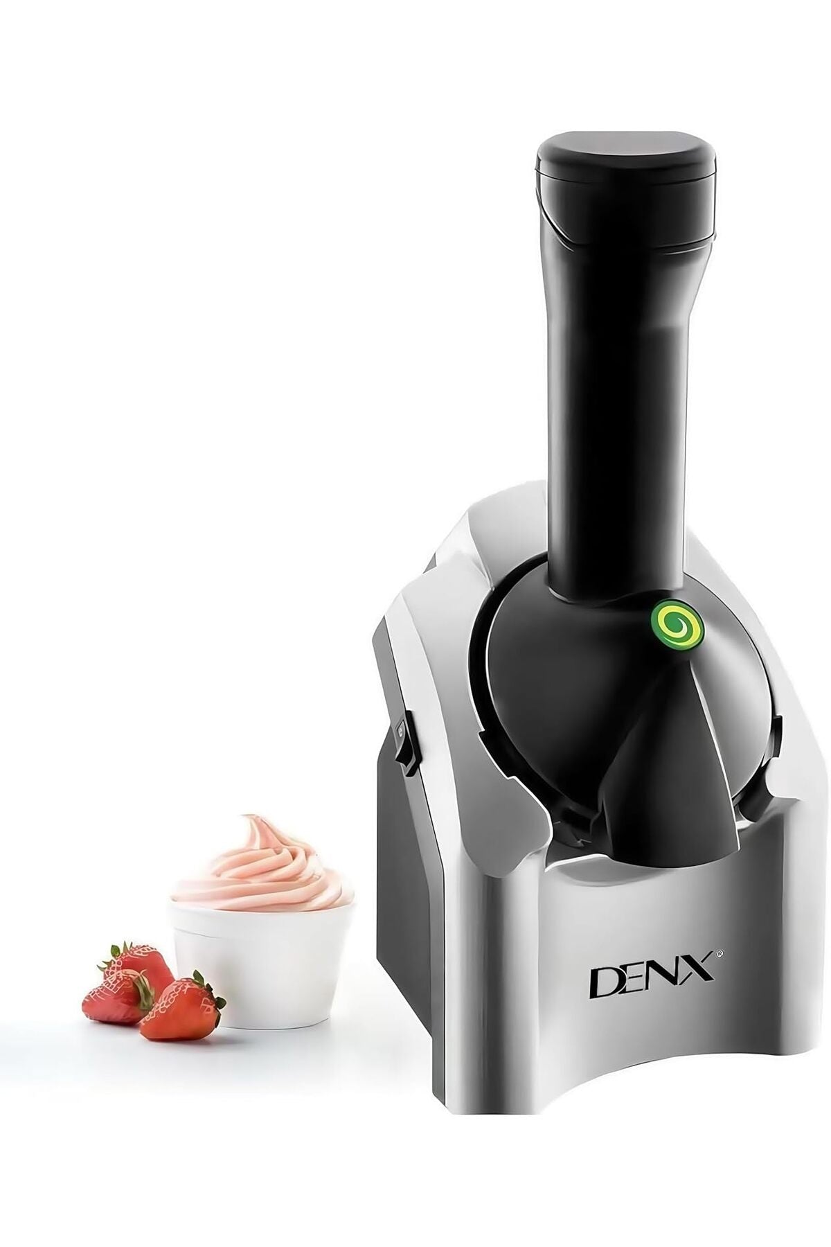 Frozen Fruit Ice Cream Maker, Automatic Soft Serve Ice Cream Machine Houshold Electric Ice Cream Maker for Desserts, Healthy