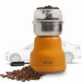 DENX 12V Portable Vehicle Use Electric Coffee & Spice Grinder – 120W, 80g Stainless Steel DX4201