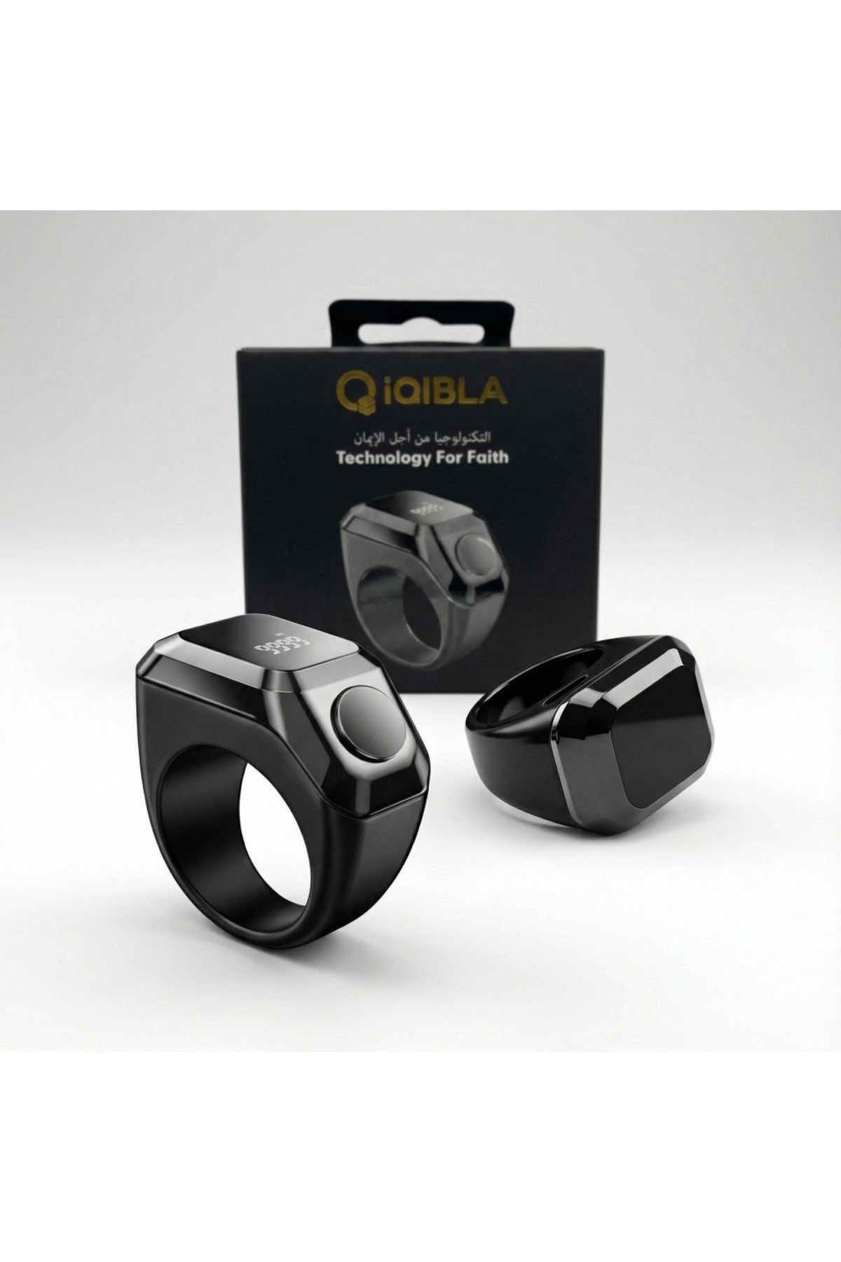 Iqiibla Digital Smart Qibla Ring, Kaaba Direction Ring for Prayer, Umrah and Hajj