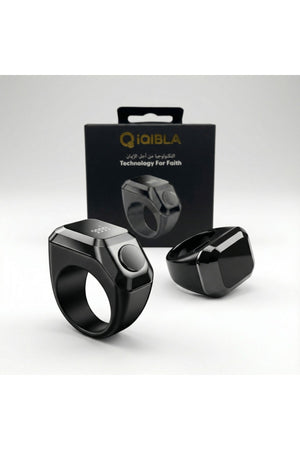 Iqiibla Digital Smart Qibla Ring, Kaaba Direction Ring for Prayer, Umrah and Hajj