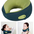 U-Shaped Kneading Neck Massager Portable Travel Mini Electric Wireless Massage Pillow