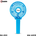 Sleek and Powerful USB Handle Fan With LED Personal Cooling Fan Blue KW-41019