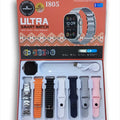 Ultra Smart Watch With Amoled Display, 7 Custom Straps, Advanced Health & Fitness Tracking, A