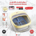 DLC 500W Foldable Foot Bath Spa Massager with Heat & Rollers Foot Therapy Pain Relief, DLC-31713