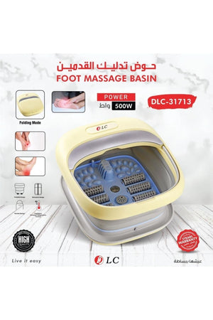 DLC 500W Foldable Foot Bath Spa Massager with Heat & Rollers Foot Therapy Pain Relief, DLC-31713