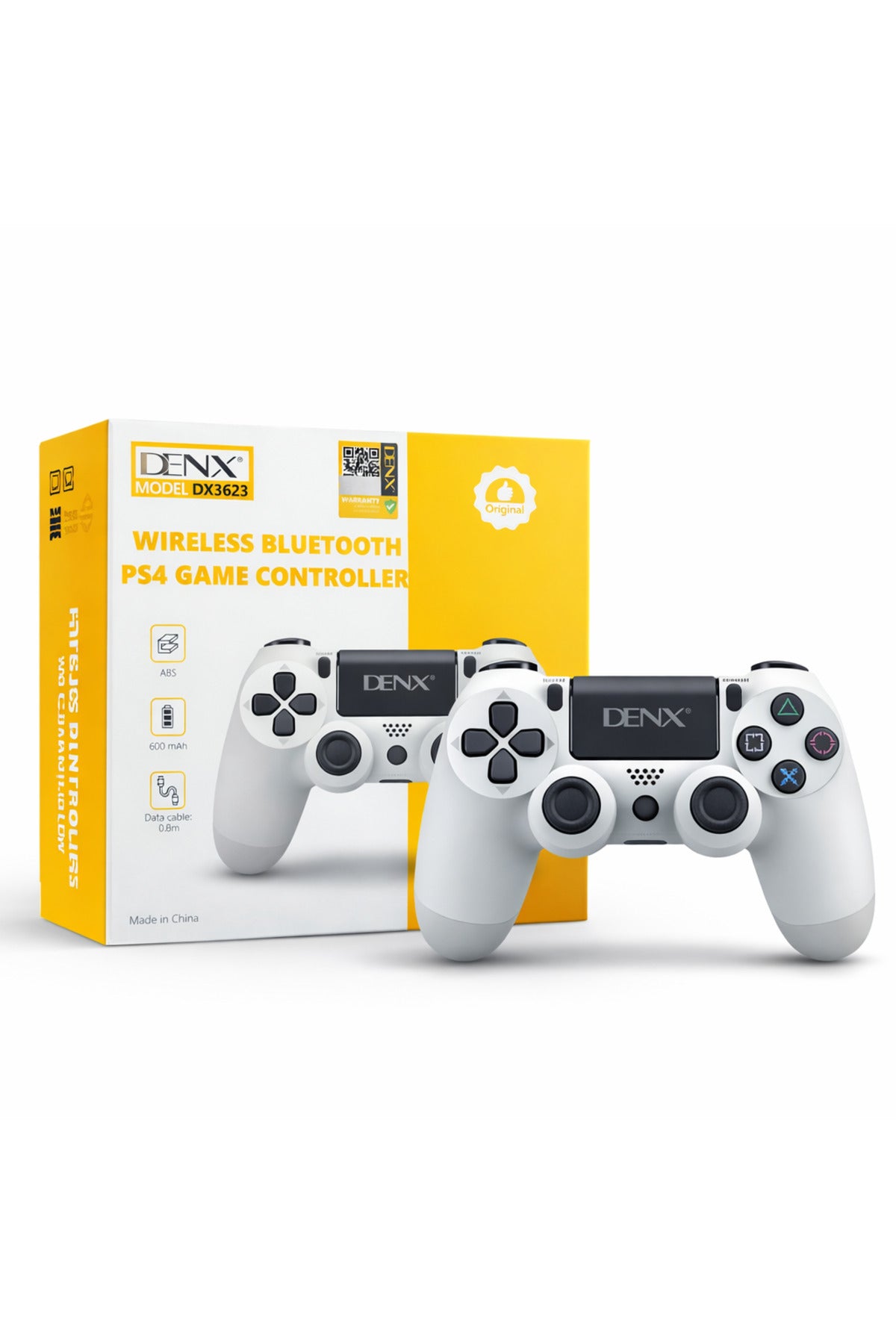 DENX Wireless Bluetooth PS4 Game Controller 6-Axis Motion Sensor, Dual Vibration, Touchpad DX3623