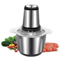 2 Speed Stainless Steel 3 Litre Meat Grinder/Chopper/Food Processor/Mincer 400W Silver/Black
