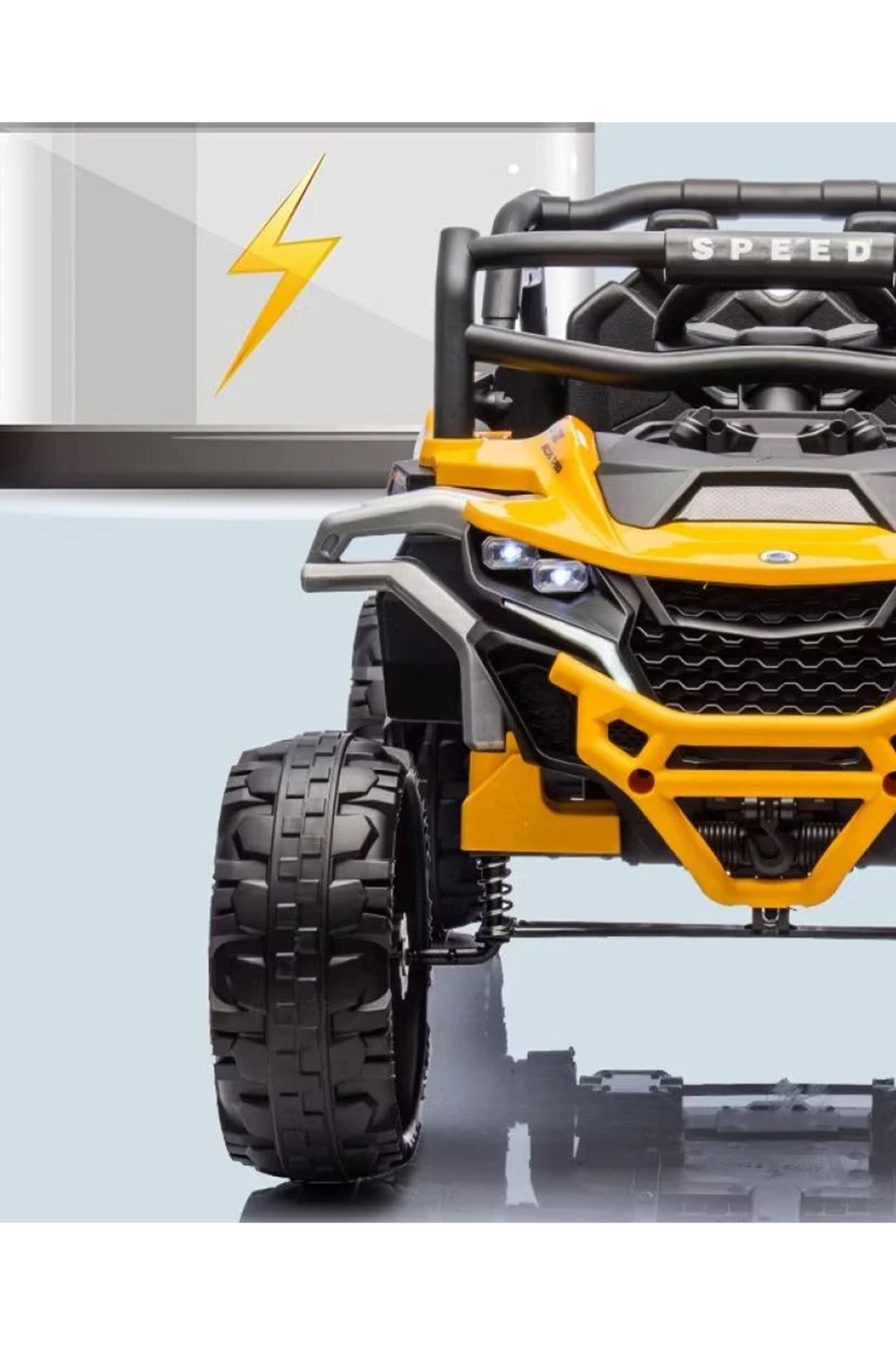 12V Kids Reachargeable Electric Car 4x4 Jeep Remote Control, LED Lights, MP3, USB, Dual Motor BC1164
