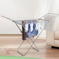 Foldable Clothes Drying Rack, Double-Wing X-Frame Laundry Airer Stand SM-23628
