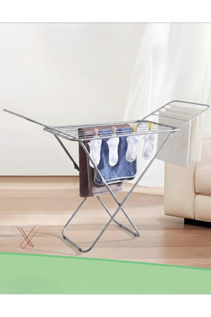 Foldable Clothes Drying Rack, Double-Wing X-Frame Laundry Airer Stand SM-23628
