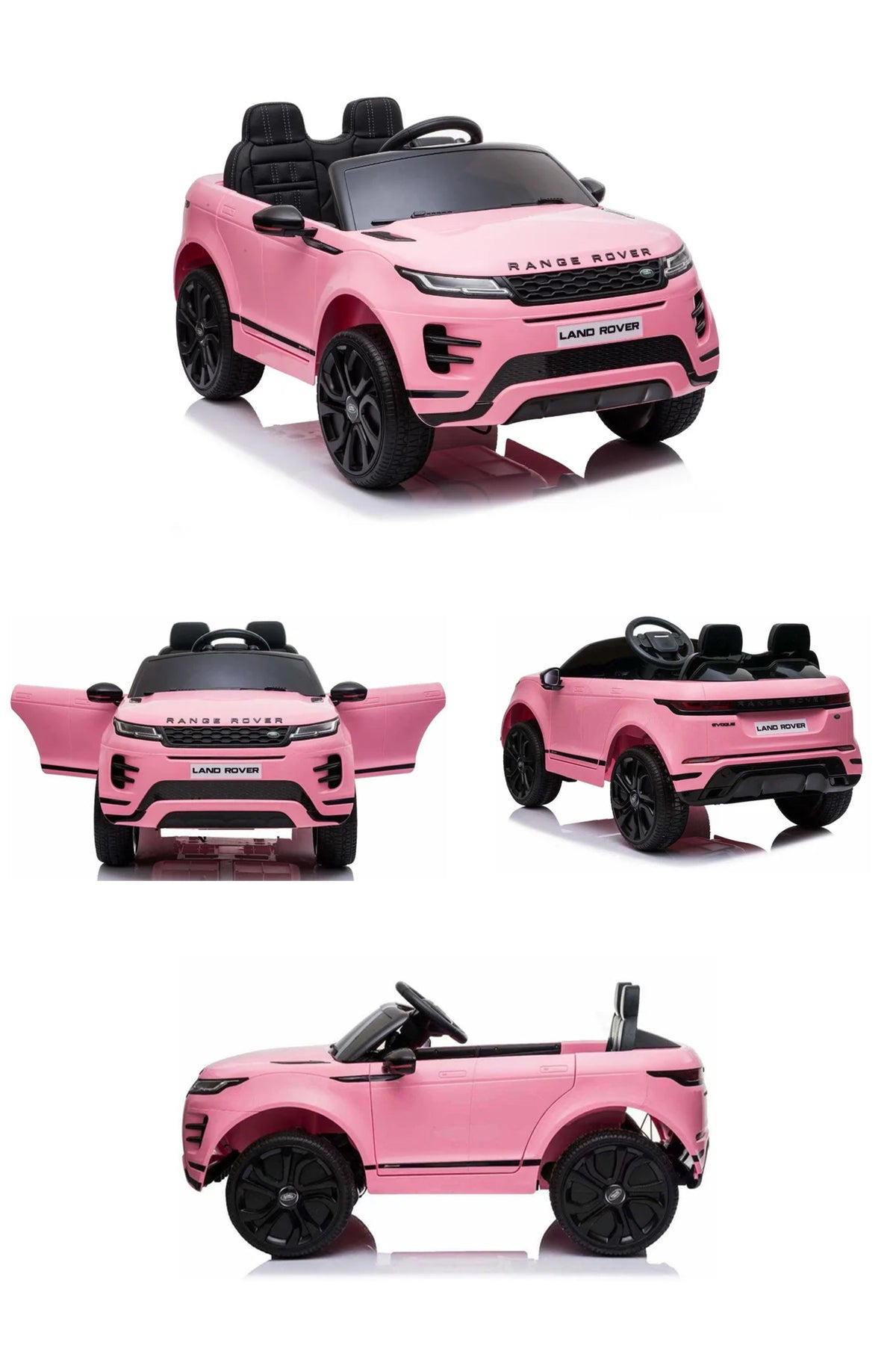 12V Kids Rechargeable Electric Range Rover Car Remote Control, LED Lights, MP3, USB, BT, BC1168