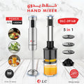 DLC 5-in-1 Hand Blender Set Multi-Function Mixer with Chopper Bowl, Whisk & Juicer DLC-39168