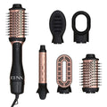 DENX 5-in-1 Hair Dryer Brush Set, Hot Air Styling Tool with Dryer, Curler, Straightener, DX1381