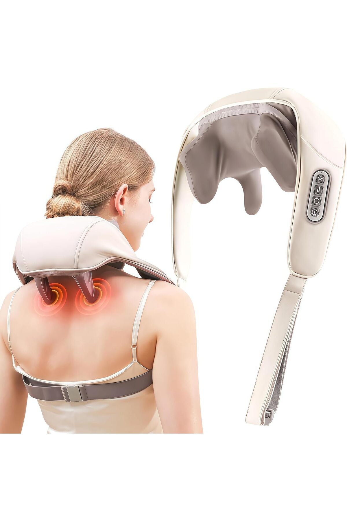 Mini Shiatsu Back Neck Massager Shoulder & Neck Massager Pain Relief Muscle Massager