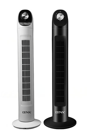 DENX 40W Tower Fan, Bladeless Desk Vertical Air Conditioning Fan & Floor Fan For Cooling, DX2617