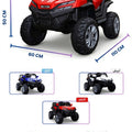 12V Kids Rechargeable Electric Jeep 4x4 Car Remote Control LED Lights MP3 USB Dual Motor BC1163