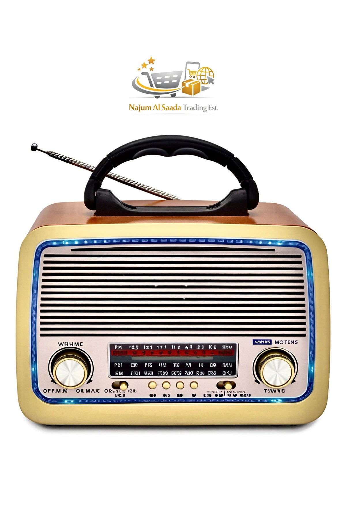 Bluetooth Radio FM/AM/SW Radio Speaker, USB MP3 Player, Dual Power Electric Radio, MC-52203