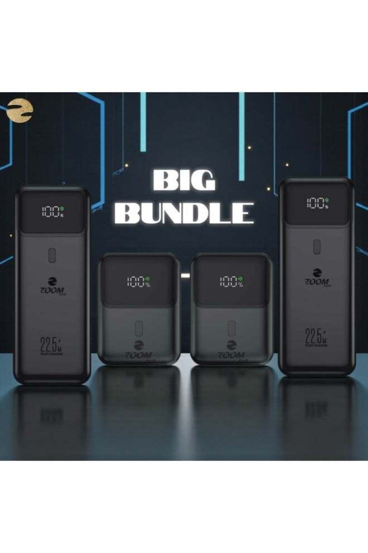 60,000mAh Powerbank Bundle – 4-Pack (22.5W)