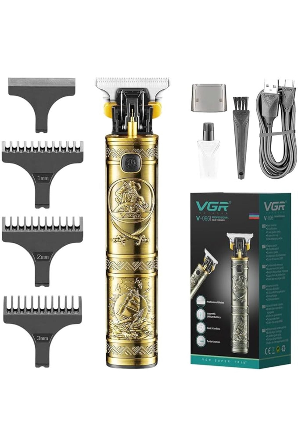V-096 Professional Hair Trimmer Multicolour