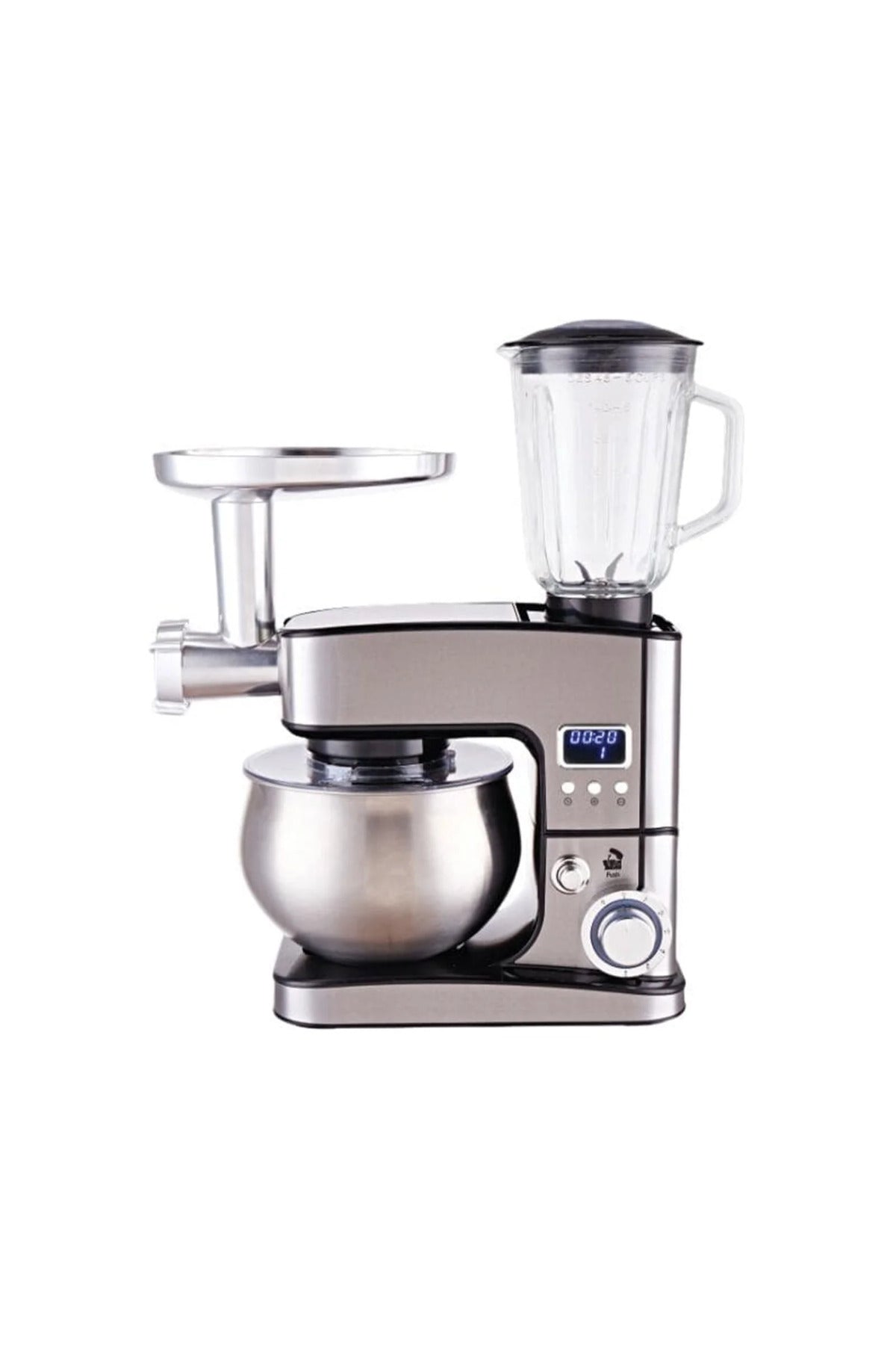1300W Stand Mixer, Food Processor and Meat Grinder With 5L Steel Bowl & 1.5L Blender, DX2047
