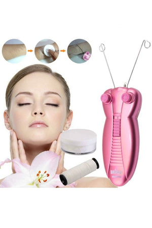 BROWNS Electric Facial Hair Remover Machine & Threading System, Painless Face & Body Epilator, 2777