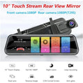 Dynex DX2257 4K Front and Rear Dash Cam Car Mirrors