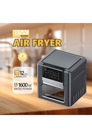 DENX DX2082 12L 1600W Air Fryer for Healthy and Quick Cooking