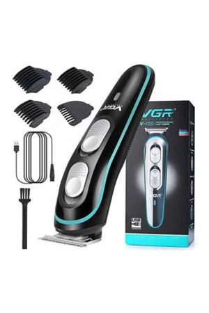 Navigator V-055 Professional USB Rechargeable Men’s Hair and Beard Trimmer Black/Blue One Size
