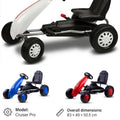 Kids Pedal Go Kart Manual Ride On Car Cruiser Pro No Battery Children Kart Toy Kids Car P1006