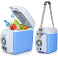12V Portable Freezer For Car, 7.5L Mini Cooler & Car Fridge 28W With Cooling And Heating Function