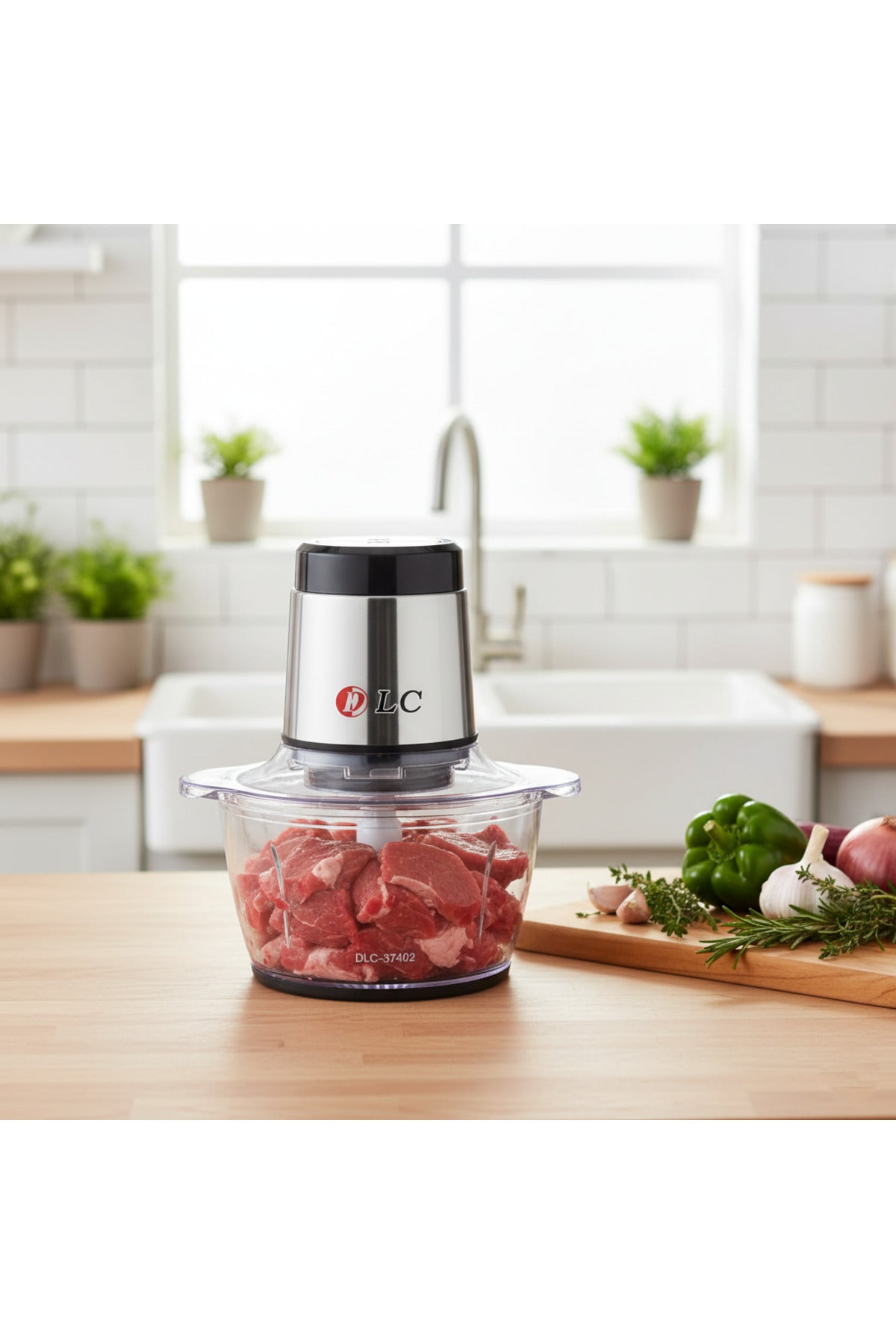 Electric Meat and Vegetable Grinder by DLC, DLC-37402, Multi Colors