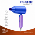 Mini Foldable Hair Dryer, Portable Travel Hair Dryer,