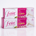 Fem Hair Removal Cream Rose Twin Pack 120g (Pack of 2) Sensitive Skin Hair Remover for Women