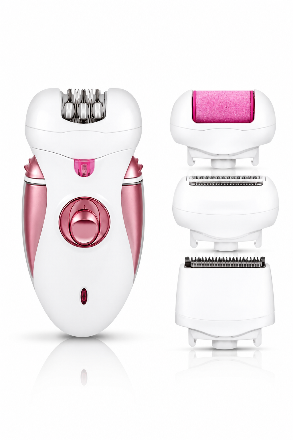 4-in-1 Lady Epilator, Cordless Hair Removal with Callus Remover, 2 Speed Control, MC175